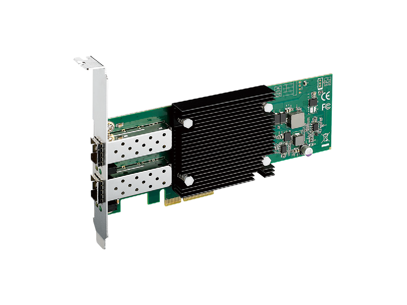 Image of low Profile 2-port 10 GigE SFP+ Expansion Card, PCI Express x4