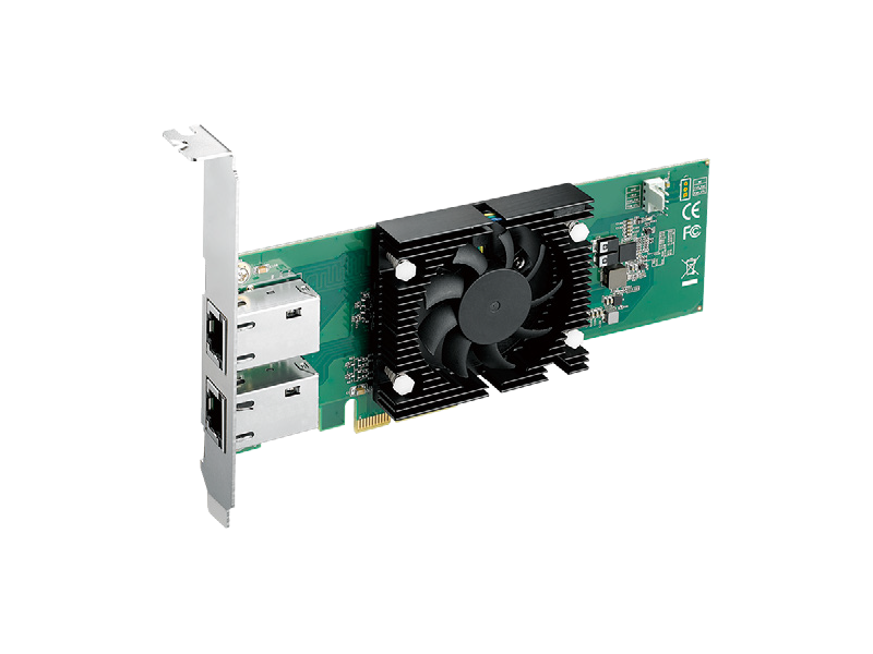 Image of LE-1055 Low Profile 2-port 10 GigE LAN Expansion Card, PCI Express x4